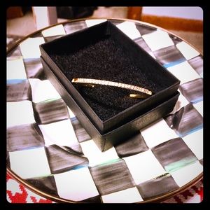 Kate Spade New York, Gold-Tone Pave Cuff Bracelet